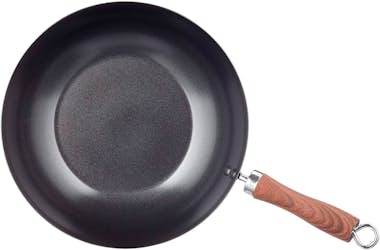 WECOOK Wecook Carbono Wok Inducción 32cm, Acero al Carbon WECOOK Wecook Carbono Wok Inducción 32cm, Acero al Carbon