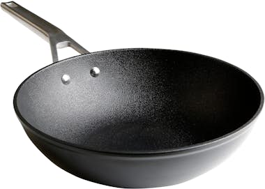 WECOOK Wecook Ecosteel Wok Inducción 28 cm, Aluminio Forj WECOOK Wecook Ecosteel Wok Inducción 28 cm, Aluminio Forj