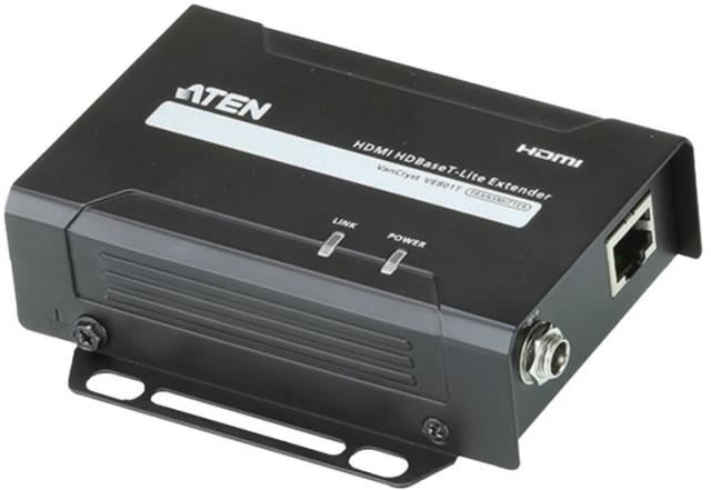 aten vancryst ve801 extensor hdmi hdbaset-lite transmisor extensor de audio y video hdmi hdbaset h