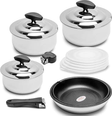 Callaway Dusseldorf Batería de Cocina Acero Inoxidable 15 P Callaway Dusseldorf Batería de Cocina Acero Inoxidable 15 P