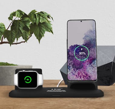 LinQ Estación de carga rápida para iPhone / Apple Watch LinQ Estación de carga rápida para iPhone / Apple Watch