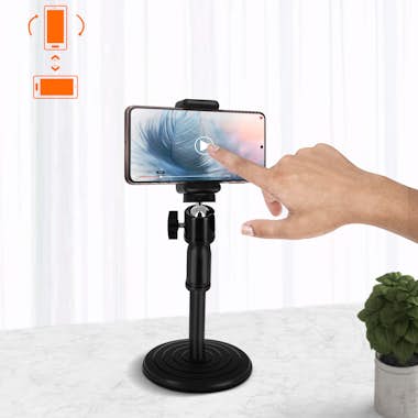 LinQ Soporte de escritorio Smartphone Base estable y aj LinQ Soporte de escritorio Smartphone Base estable y aj