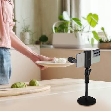 LinQ Soporte de escritorio Smartphone Base estable y aj LinQ Soporte de escritorio Smartphone Base estable y aj