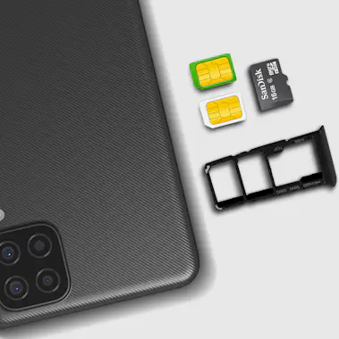 Clappio Bandeja de tarjeta SIM del Galaxy A12 2x Nano SIM Clappio Bandeja de tarjeta SIM del Galaxy A12 2x Nano SIM