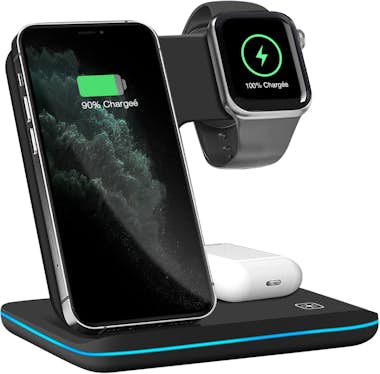 Avizar Base de carga por inducción iPhone, Apple Watch y Avizar Base de carga por inducción iPhone, Apple Watch y