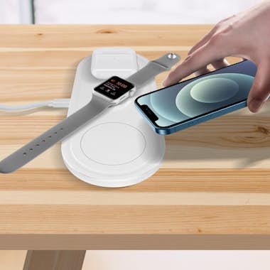 Avizar Base de carga con 3 bases de inducción QI y 1 puer Avizar Base de carga con 3 bases de inducción QI y 1 puer