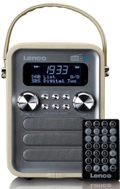 Lenco Radio DAB+/ FM con Bluetooth PDR-051TPSI Taupe Lenco Radio DAB+/ FM con Bluetooth PDR-051TPSI Taupe
