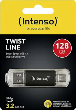 Intenso Memoria USB Twist Line 128 GB antracita 3539491 US Intenso Memoria USB Twist Line 128 GB antracita 3539491 US