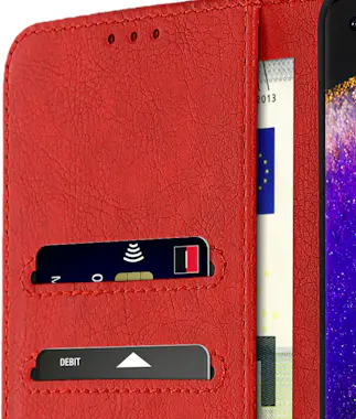 Avizar Funda Oppo Find X5 Tarjetero Soporte Vídeo rojo Avizar Funda Oppo Find X5 Tarjetero Soporte Vídeo rojo