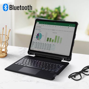 Choetech Funda iPad Pro 12.9 2021, 2020 y 2018 Teclado Blue Choetech Funda iPad Pro 12.9 2021, 2020 y 2018 Teclado Blue