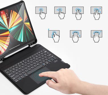 Choetech Funda iPad Pro 12.9 2021, 2020 y 2018 Teclado Blue Choetech Funda iPad Pro 12.9 2021, 2020 y 2018 Teclado Blue