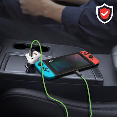 Forcell Cargador coche 38W Puerto USB-C PD 20W+USB 18W Esm Forcell Cargador coche 38W Puerto USB-C PD 20W+USB 18W Esm