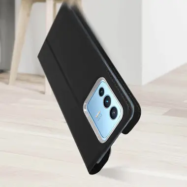 Dux Ducis Funda Vivo V23 5G Tarjetero Soporte vídeo Negro Dux Ducis Funda Vivo V23 5G Tarjetero Soporte vídeo Negro
