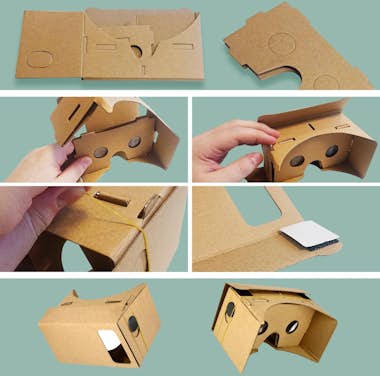 Avizar Gafas de RV para smartphone en cartón reciclable u