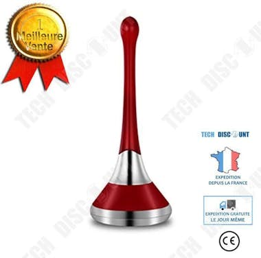 Tech DISCOUNT Masajeador facial magnético rojo TD® para antienve Tech DISCOUNT Masajeador facial magnético rojo TD® para antienve
