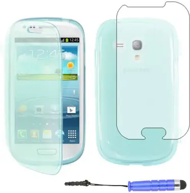 ebestStar ® Samsung Galaxy S3 Mini Wallet Case, Azul + Mini ebestStar ® Samsung Galaxy S3 Mini Wallet Case, Azul + Mini