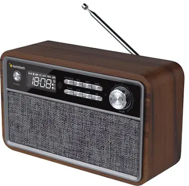Sunstech Sunstech RPBT500 Portátil Digital Negro, Madera Sunstech Sunstech RPBT500 Portátil Digital Negro, Madera