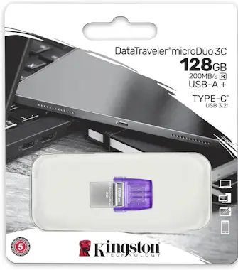 Kingston Kingston Technology DataTraveler microDuo 3C unida Kingston Kingston Technology DataTraveler microDuo 3C unida