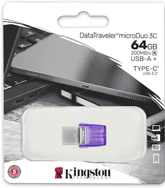 Kingston Kingston Technology DataTraveler microDuo 3C unida Kingston Kingston Technology DataTraveler microDuo 3C unida