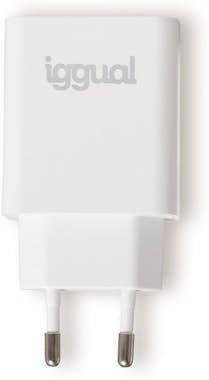 iggual iggual Cargador rápido de pared USB PD tipo C 20W iggual iggual Cargador rápido de pared USB PD tipo C 20W