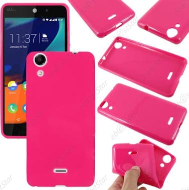 ebestStar Wiko Rainbow Lite 4G Gel TPU Funda, Rosa + Películ ebestStar Wiko Rainbow Lite 4G Gel TPU Funda, Rosa + Películ