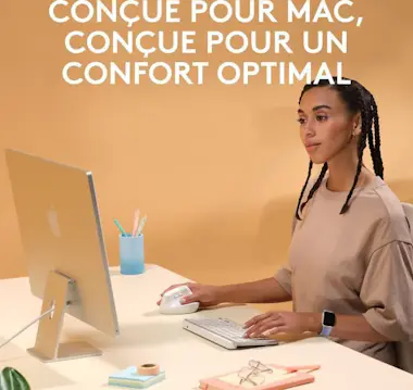 Logitech - Ratón Lift para Mac - Inalámbrico Ergonómico - B Logitech - Ratón Lift para Mac - Inalámbrico Ergonómico - B