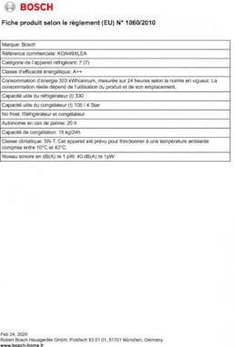 Bosch Combinado Invertido Kgn 49 Xlea Bosch Combinado Invertido Kgn 49 Xlea