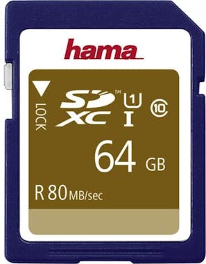 Hama TARJETA SDXC 64GB CLASE 10 80MB/S Hama TARJETA SDXC 64GB CLASE 10 80MB/S