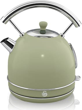 SWAN SK14630GNEU Retro Hervidor Agua Eléctrico, 1,8 L, SWAN SK14630GNEU Retro Hervidor Agua Eléctrico, 1,8 L,