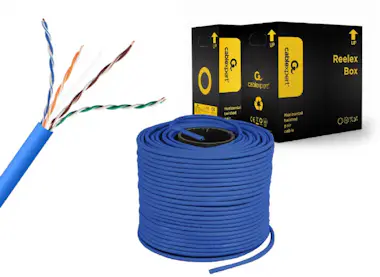 Gembird Gembird UPC-5004E-SOL-B cable de red Azul 305 m Ca Gembird Gembird UPC-5004E-SOL-B cable de red Azul 305 m Ca