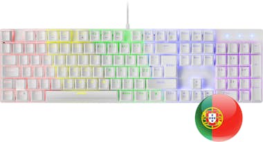 Mars Gaming Mars Gaming MK422 Blanco Teclado Gaming RGB Switch Mars Gaming Mars Gaming MK422 Blanco Teclado Gaming RGB Switch