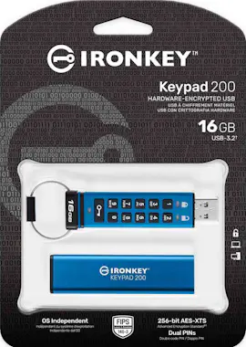 Kingston Kingston Technology IronKey Keypad 200 unidad flas Kingston Kingston Technology IronKey Keypad 200 unidad flas