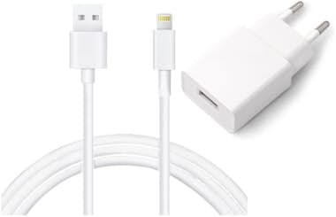 WTK Cargador 2.4A + Cable Lightning a USB 1.20M WTK Cargador 2.4A + Cable Lightning a USB 1.20M
