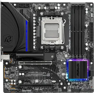 Asrock Asrock B650M PG Riptide AMD B650 Zócalo AM5 micro Asrock Asrock B650M PG Riptide AMD B650 Zócalo AM5 micro