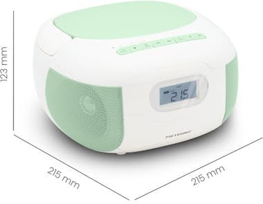 Metronic Radio Cd Bluetooth Verde Pastel 477186 Metronic Radio Cd Bluetooth Verde Pastel 477186