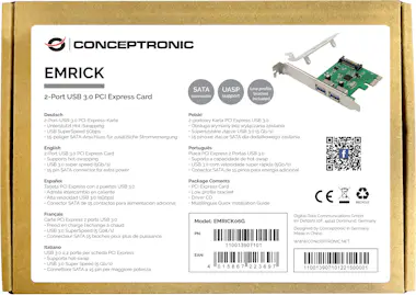 Conceptronic Conceptronic EMRICK06G tarjeta y adaptador de inte Conceptronic Conceptronic EMRICK06G tarjeta y adaptador de inte