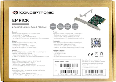 Conceptronic Conceptronic EMRICK07G tarjeta y adaptador de inte Conceptronic Conceptronic EMRICK07G tarjeta y adaptador de inte