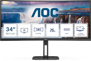 AOC AOC V5 CU34V5C 86,4 cm (34"") 3440 x 1440 Pixeles AOC AOC V5 CU34V5C 86,4 cm (34"") 3440 x 1440 Pixeles