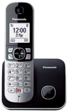 Panasonic Teléfono Inalámbrico KX-TG6851/ Negro Panasonic Teléfono Inalámbrico KX-TG6851/ Negro