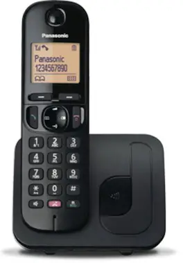 Panasonic Teléfono Inalámbrico KX-TGC250SPB/ Negro Panasonic Teléfono Inalámbrico KX-TGC250SPB/ Negro