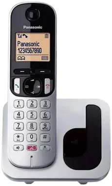 Panasonic Teléfono Inalámbrico KX-TGC250SPS/ Plata Panasonic Teléfono Inalámbrico KX-TGC250SPS/ Plata