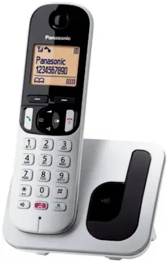 Panasonic Teléfono Inalámbrico KX-TGC250SPS/ Plata Panasonic Teléfono Inalámbrico KX-TGC250SPS/ Plata