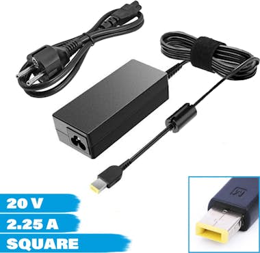 Generic CARGADOR PARA LENOVO CLAVIJA SQUARE | 20V 3.25A 65 Generic CARGADOR PARA LENOVO CLAVIJA SQUARE | 20V 3.25A 65