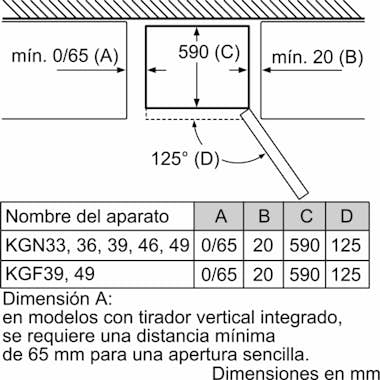 Balay Balay 3KFE362WI nevera y congelador Independiente Balay Balay 3KFE362WI nevera y congelador Independiente