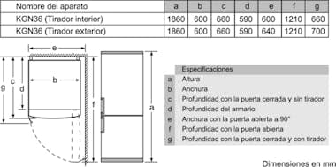 Balay Balay 3KFE362WI nevera y congelador Independiente Balay Balay 3KFE362WI nevera y congelador Independiente