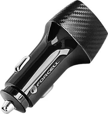 Forcell Cargador de coche Dual USB 3.4A Carga rápida Elega Forcell Cargador de coche Dual USB 3.4A Carga rápida Elega