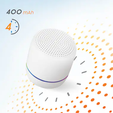 Akashi Altavoz Inalámbrico Extra-Bass 5W LED Multicolor A Akashi Altavoz Inalámbrico Extra-Bass 5W LED Multicolor A