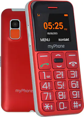 Myphone myPhone Halo Easy 4,32 cm (1.7"") 70 g Gris, Rojo Myphone myPhone Halo Easy 4,32 cm (1.7"") 70 g Gris, Rojo