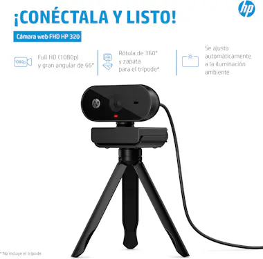 HP HP Cámara web 320 FHD HP HP Cámara web 320 FHD