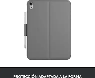 Logitech Logitech Slim Folio Gris Bluetooth QWERTY Español Logitech Logitech Slim Folio Gris Bluetooth QWERTY Español
